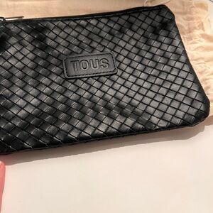 Tous Black wristlet Bag new